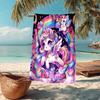 Custom Name Ultra-Soft Beach Towel with Unicorn Theme,Ideal for Pool - Camping, Diving - Perfect Travel Essential, Vibrant Beach Towel.