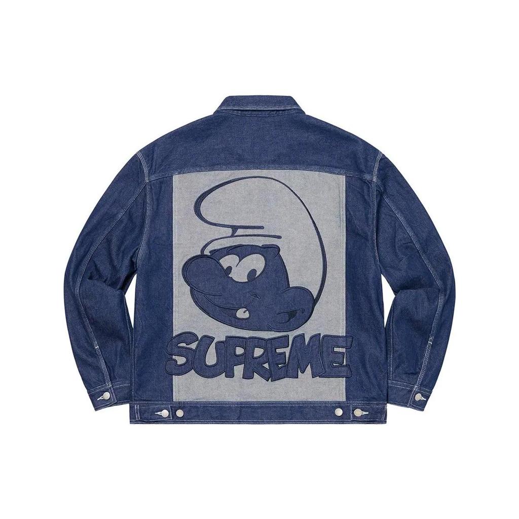 Supreme Smurfs denim trucker jacket (Unisex) Denim Jackets SUP FW20 008