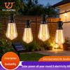 Waterproof Solar LED Outdoor String Lights, ST38, High Brightness for Garden and Camping Decor