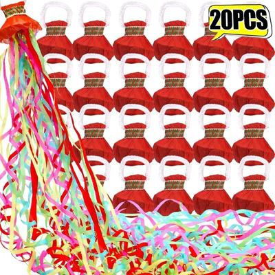 Konfetti Handwurf Band Requisiten Papier Luftschlangen Papierknaller Zufällige Farbe Atmosphären-Requisiten Geburtstag Sprühdüse Halten Hochzeitsblumen