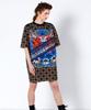 Greedius Print Neoprene Dress