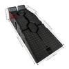 2 Pcs Vehicle Ramp 3 Ton Capacity Plastic Car Ramps Portable Vehicle Maintenance Tire Ramps for Truck SUV Vehicle Repair