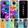 For Nokia 5.4 Case Soft Black Silicone Phone Back Cover For Nokia 5.4 Case Nokia5.4 TA-1333 TA-1340 TA-1337 TA-1328 TA-1325 Cat