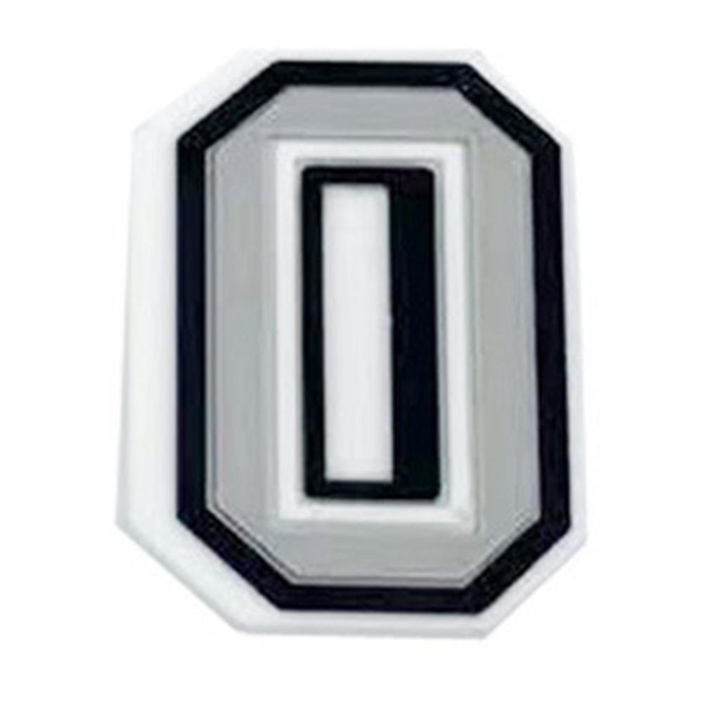 Zhibixing Soft Rubber Clog Accessories: 37 Styles of Black and White Letters & Numbers for Customizing Shoe Buckles and Flowers.