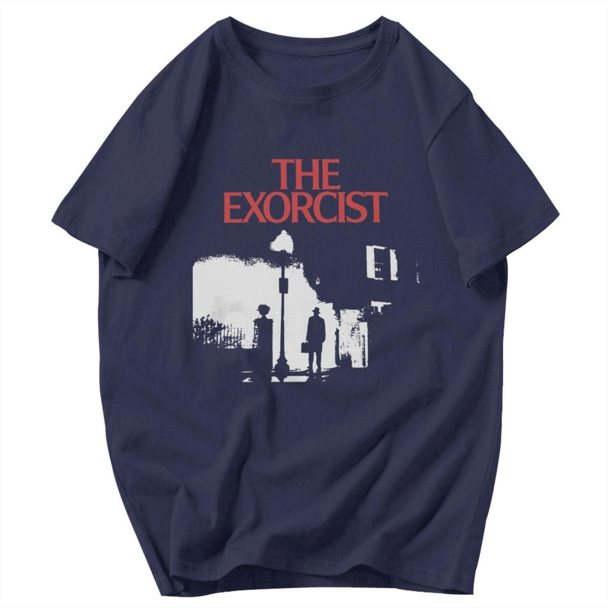 

Men T Shirt The Exorcist Horror Pops Y2K Graphic Quality Unisex Clothing T Shirts 4XL