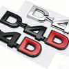 Suitable for D4D car logo, four-wheel drive modified D-4D car sticker ABS trunk logo