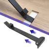 Floating Floor Installation Tool with Felt Pad Floor Pull Rod & Pry Bar Wood Board Pry Bar for Laminate Flooring Installation