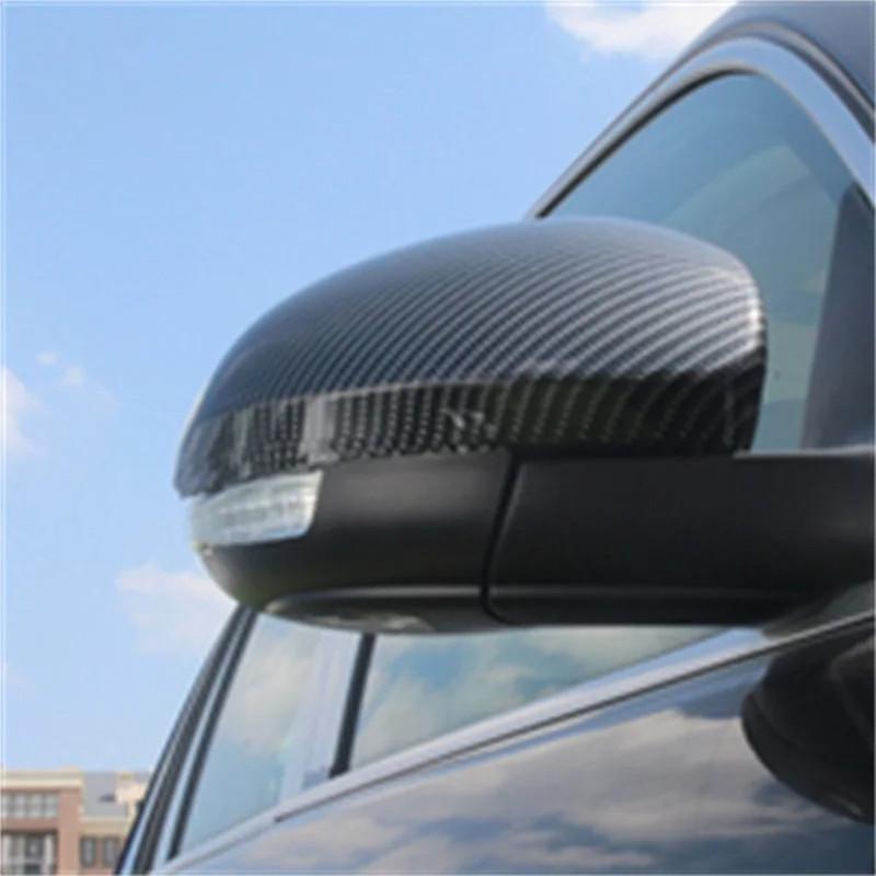 For VW Tiguan Sharan Skoda Yeti Seat Alhambra ABS Car Rearview Side Mirror Cover Wing Cap Exterior Door Trim Replacement