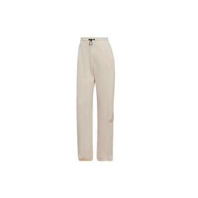 Logo Drawstring Sport Fleece-Lined Pants Women Bottoms Off-White HI1203