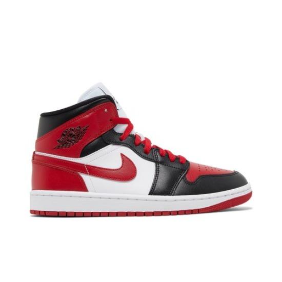 Air Jordan Wmns Air Jordan 1 Mid Alternate Bred Toe BQ6472-079