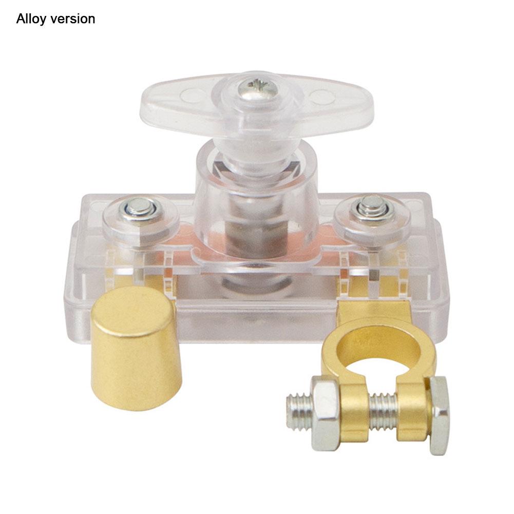 

12-24V Car Battery Disconnect Switch Aluminum Body With Copper Plated Outer Negative Disconnect Switch Automatic Circuit Breaker