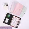 A6 Crystal Ring Binder Cash Budget Book and Daily Financial Planner.