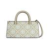 T Monogram Single Pattern Embossed Leather Tote Bag Women Tote Beige 170615-250