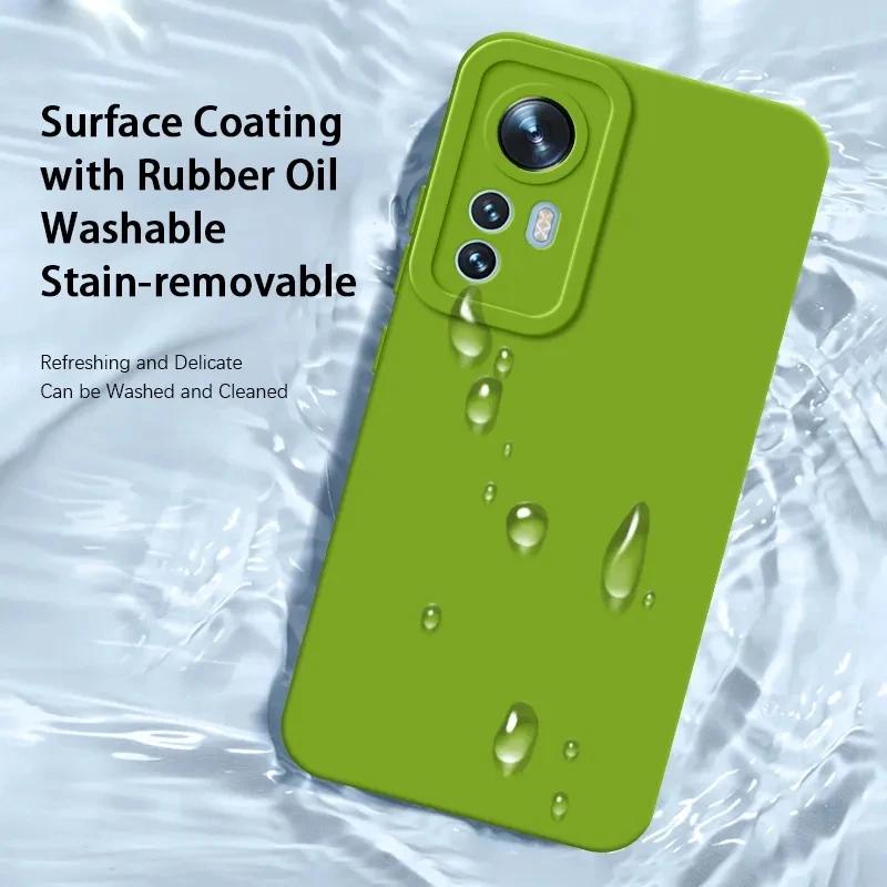 Angel Eyes Liquid Silicone Case for XiaoMi Mi 12 12T 13T Mi13T Pro Mi12T Mi13 Mi12X 5G Pro Soft Lens Protective Cover