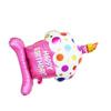 Happy Birthday Aluminum Foil Balloon Standing Base Cupcake Aluminum Foil Balloon For Birthday Baby Shower Anniversary