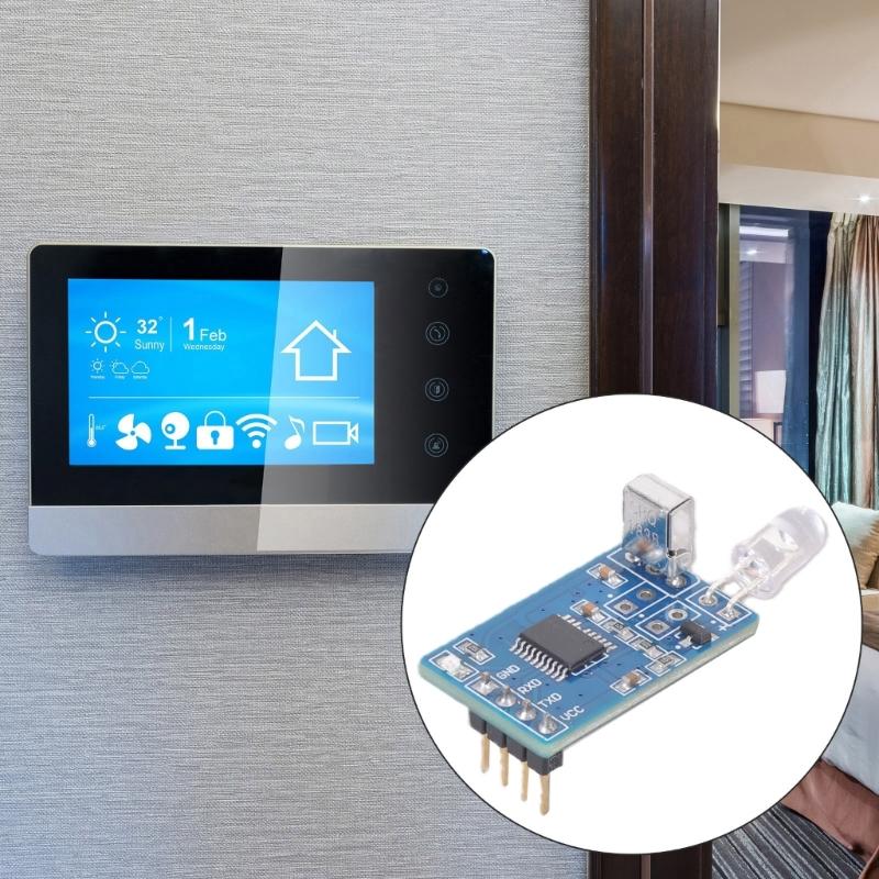5V IR-Sender-Empfänger-Board, das Vollduplex-Kommunikation über serielle Schnittstellen unterstützt