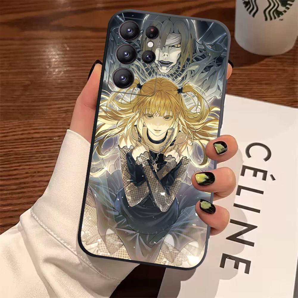 

Misa anime D-Death N-Note Case For Samsung Galaxy Case S25 S23 S22 S21 S30 S20 S10 Ultra Plus FE TPU Soft Cover Samsung S21ULTRA