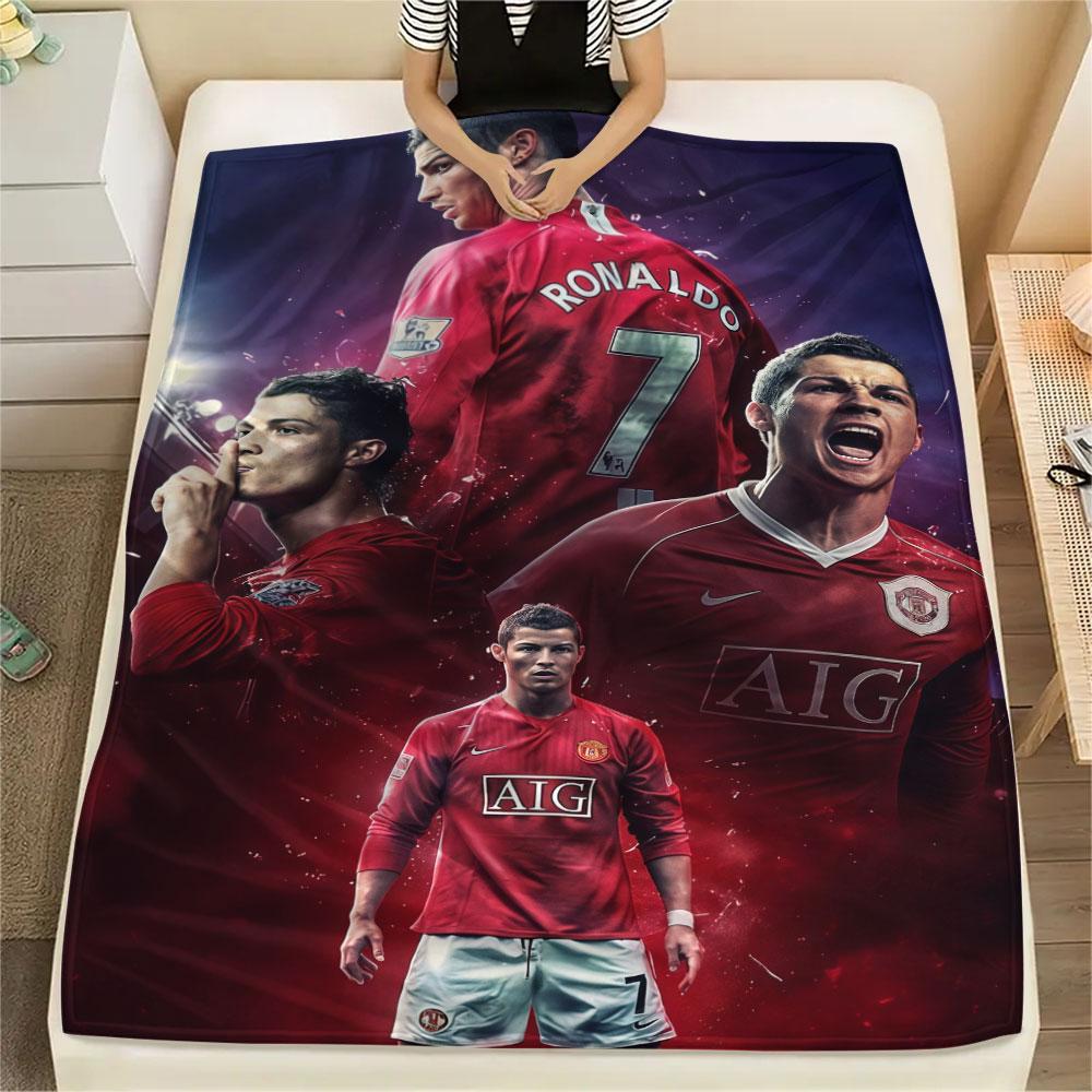 Red MUFC Glory Blanket, High Quality Comfortable for All Seasons, Home Decor, Warmth and Comfort