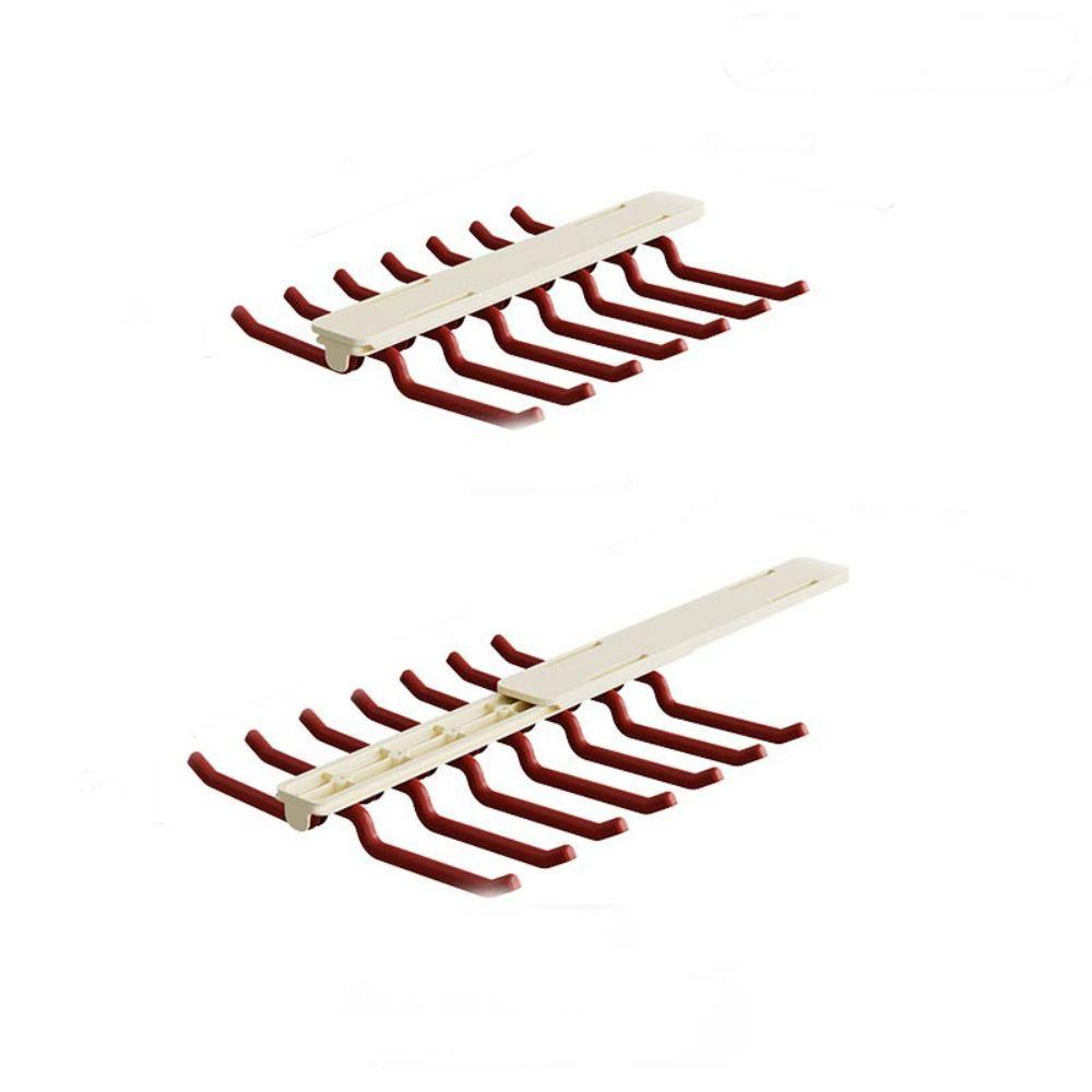 Plastic Underwear Storage Hanger Large Capacity Lingerie Slide Hanger  for Home