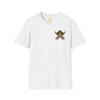 Skeleton Fishing Softstyle Shirt Chill Vibe Graphic Tee Relaxing Summer Apparel