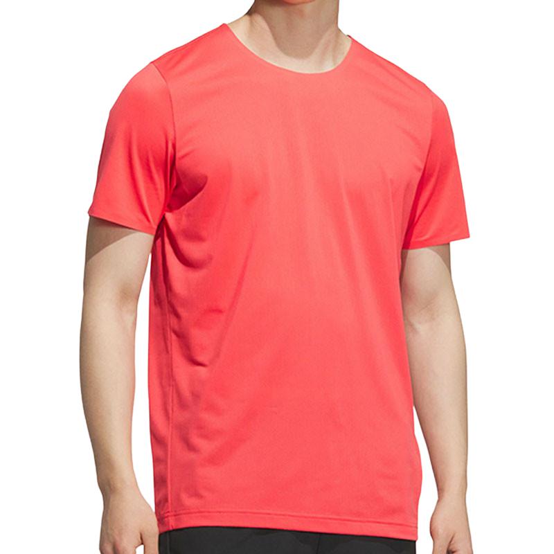 Adidas T Shirts Men s Pink Crew Neck Moderate JY7011- L