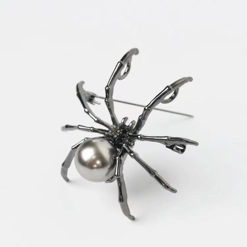 1Pc Spider Brooch Female Corsage Gifts Men Accessories Fashion Jewelry