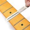 2Pcs Fingerboard Fret Protector Stainless Steel Fretboard Guard Repair Tool with Scale