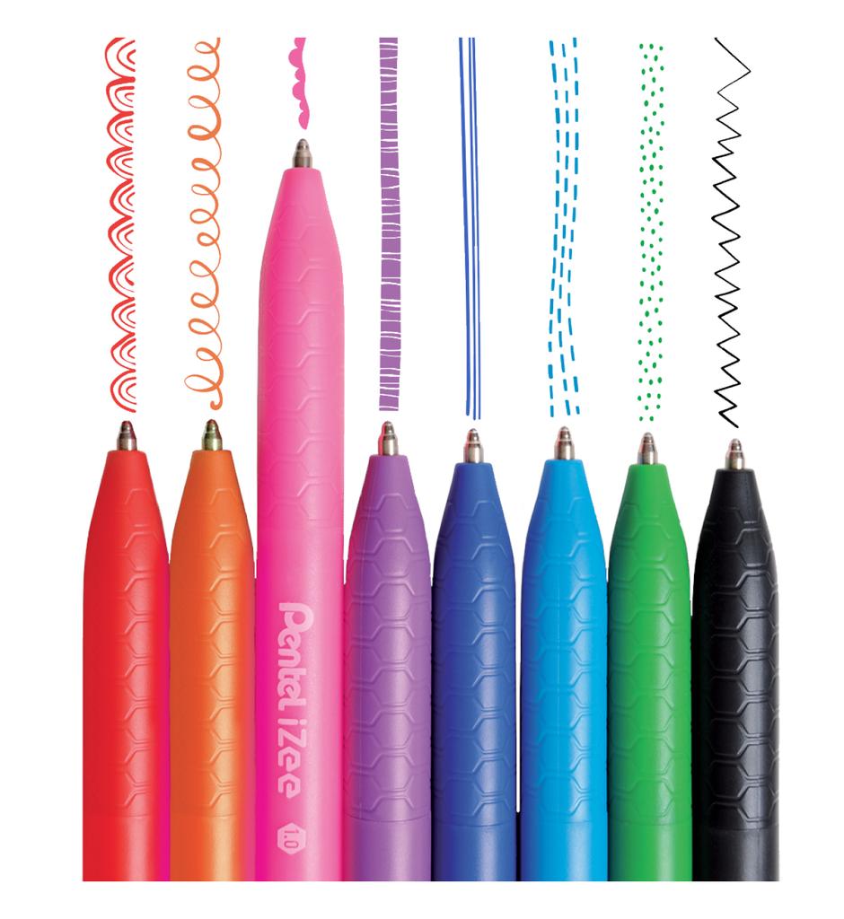 Stylo bille automatique Pentel Izee Bleu Bx467-C