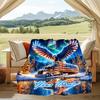 1PC Custom Name American Freedom Truck outdooor Flannel blankets Patterns Throw Blanket All-Season Soft Gift for Couch, Bed, Camping gifts