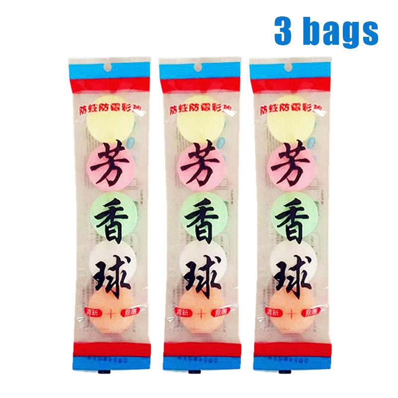 1/3/5 Bags Standing Urinal Toilet Deodorizing Balls Eliminates Odor Mold Proof Easy Flushing Practical Toilet Spirit Freshener