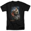 26 The Hobbit Thanduils Realm T Shirt Mens Licensed Fantasy Movie Tee Tauriel Black Unisex T-Shirt