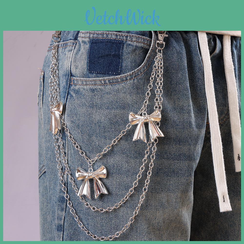 Metal Multilayer Butterfly Waist Chain For Women Summer Hip Hop Fashion Accessory