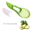 3 In 1 Pulp Separator Plastic Knife Kitchen Vegetable Tools Avocado Slicer Kitchen Gadgets Shea Corer Butter Fruit Peeler Cutter
