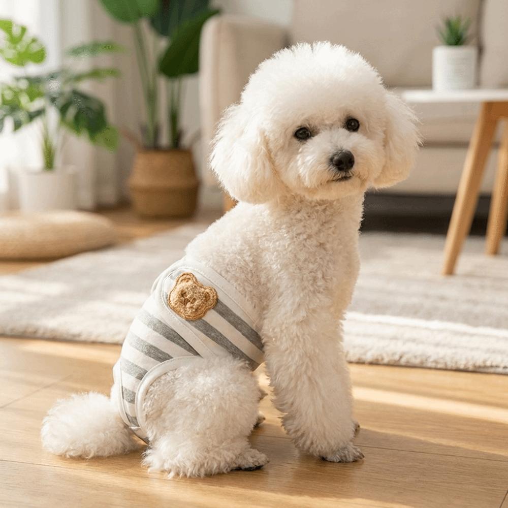 Breathable Dog Physiological Pants Leak-proof Dog Diaper Pet Shorts Panties for Small-medium Dogs