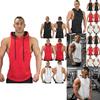 Premium Qualität Herren Fitnessbekleidung Bodybuilding Stringer Hoodie Tanktop Muskelshirt T-Shirt