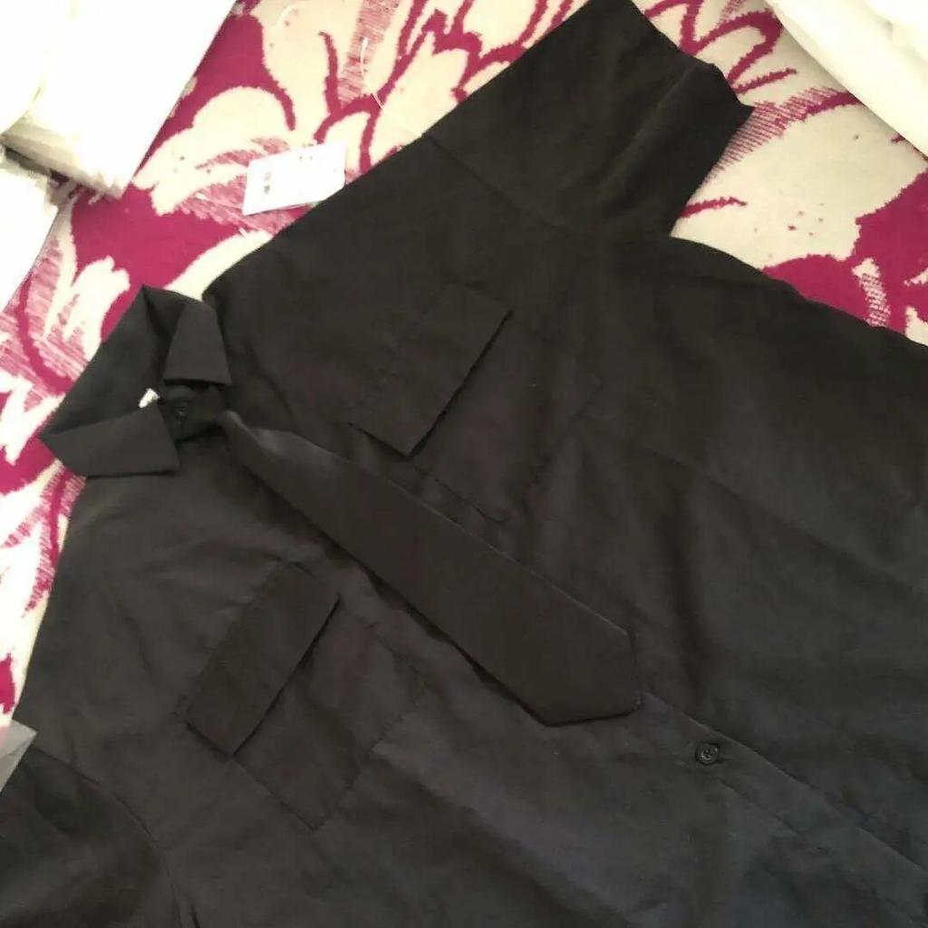 White Shirts Women with Tie Summer 2025 Turn Down Collar Basic Womens Loose Blouse Solid Daily Simple Students Lady Tops