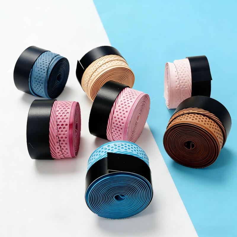 2Pcs Tennis Racket Overgrip Sweat Band Absorption Grip Pu Badminton Racket Handle Grip Tennis Griptape Padel Racket Grip