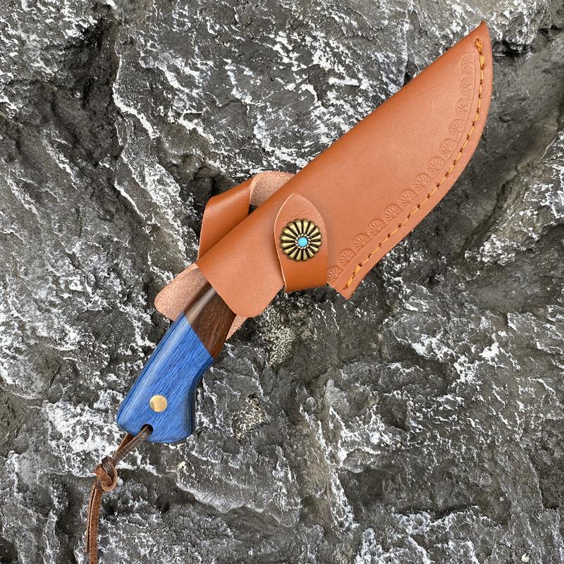 Stainless Steel Kitchen Knives Meat Cleaver Forged Boning Knife Barbecue Fishing Butcher Knife with Sheath
