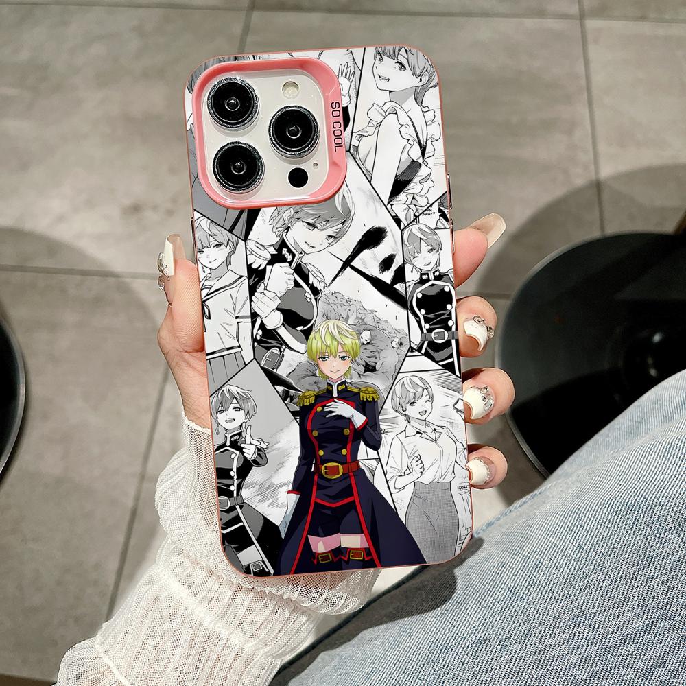 Mato seihei no slave Tenka Izumo Rosa Transluzente Handyhülle für iPhone 17 16 15 14 13 12 11 X XR XS Air Pro Max Plus