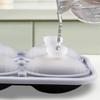 Scatola Stampo per Palline di Ghiaccio da Golf Calcio Silicone Griglia Ghiaccio per Pub Bar Cocktail Feste in Casa
