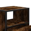 Wall Mounted Nightstand in Smoked Oak 40 x 31 x 39.5 cm