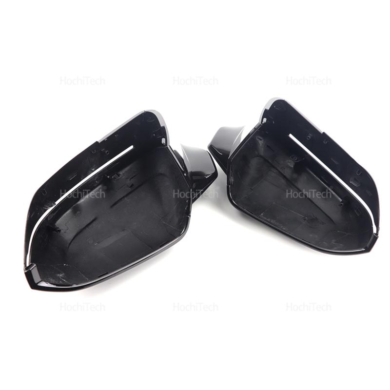 For BMW X3 G45 2025-2027 Left Hand Drive Replacement Side Mirror Cover 1 Pair Rear View Side Case Black Car Rearview Mirror Caps