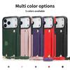 Wristband Cards Lanyard Phone Case For iPhone 17 17Air 16 16E 15 Pro Max 13 14 Plus 12 Mini Funda Crossbody Shockproof Cover