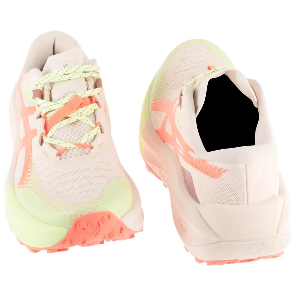 Asics TRABUCO MAX 5 Trail Running Shoes Women's Ecru Orange