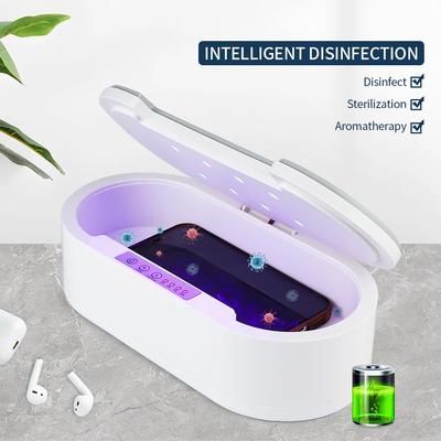 Multifunktions-Sterilisator Aromatherapie UV-Licht Desinfektionsbox Aromatherapie Desodorieren Sterilisator für Schmuck Brille Telefon