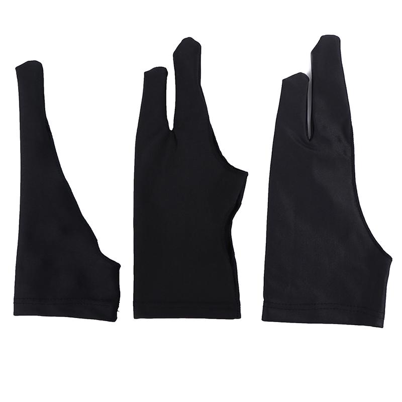 1Pc Two Finger Anti-Fouling Glove For Drawing & Pen Graphic Tablet Pad