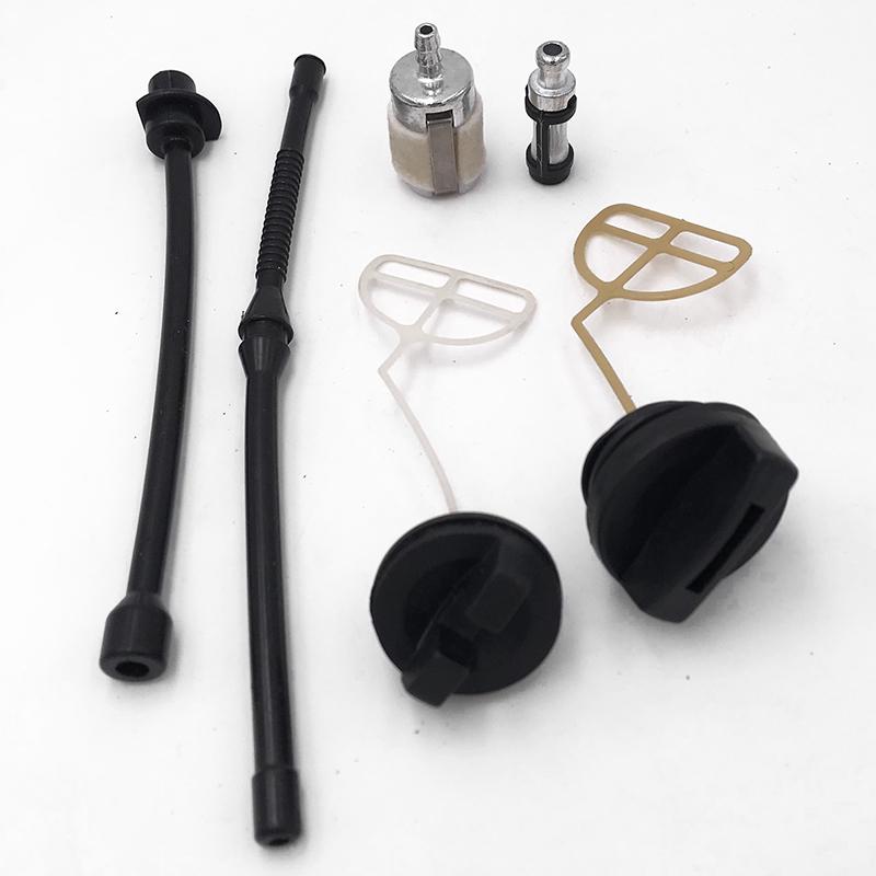 2 Set Hose Kit Chainsaw Parts Fuel Pipe Oil Pipe Fuel Filter for 52cc 58cc 4500 2 Set Hose Kit Chainsaw Parts Fuel Pipe Oil Pipe Fuel Filter for 52cc 58cc 4500