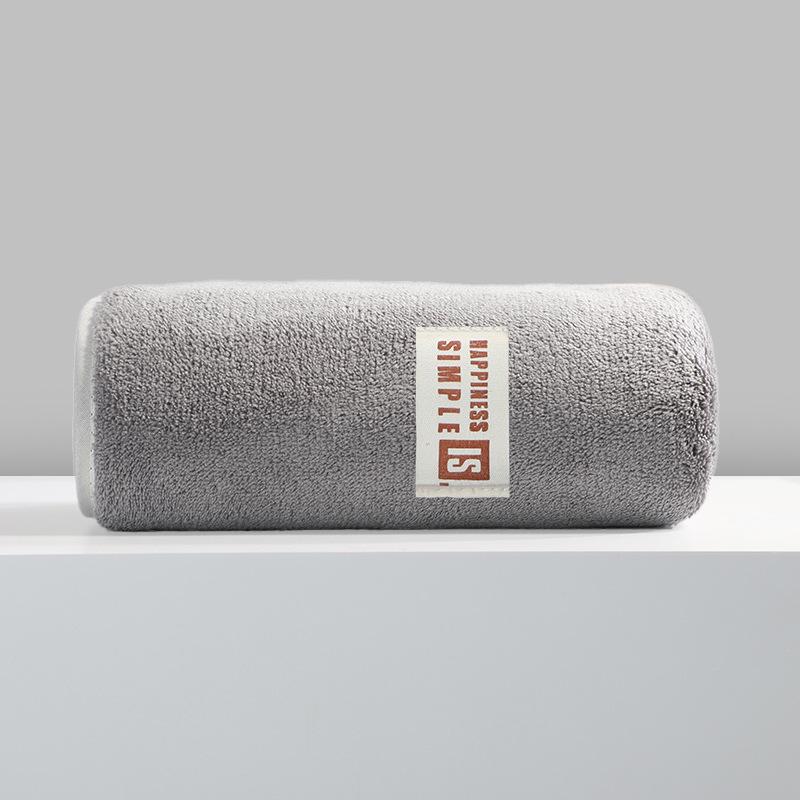 Thick Coral Fleece Face Towel - Soft, Absorbent & Quick-Drying for Couples