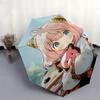 1pc Cat Earcoat with Cherry Blossom Print - Automatic Opening Umbrella, Foldable Design, Iron Frame, Outdoor Use, Festival Gift, Suitable for Fans, Tr