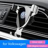 Car Sticker Hub Caps Car Phone Holder Gravity Air Vent SZ37 Clip GPS Mount Stand For Volkswagen GOLF 5 Polo Golf 6 Golf 7 Accessories
